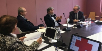 Visita à Cruz Roja Espanõla